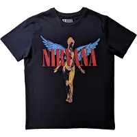 Nirvana Nirvana: Unisex T-Shirt/Angelic (Black) (Medium)