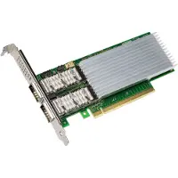 Intel Ethernet Network Adapter E810-CQDA2 - Nätverksadapter - PCIe 4.0 x16 låg profil - QSFP28 x 2