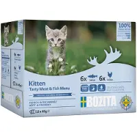 Bozita Kitten Meat&fish In Sauce Karma mokra dla kota 12x85g