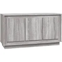 vidaXL Skåp, Grå Ek Sonoma, 102X35X55 Cm, Träbaserat Material