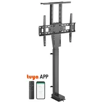 My Wall HP63-1L Lift-hållare för TV 94,0 cm (37) - 165,1 cm (65) Justerbar i höjd, elektrisk motordriven, Motoriserad, Stående, Appstyrning Med fjärrkontroll