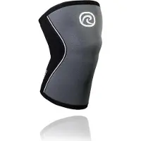 Rehband Rx Knee-Sleeve 5mm Black/Steel Grey