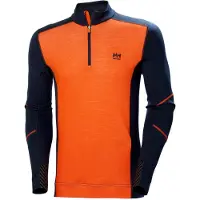 Helly Hansen T-shirt Lifa 75107, dragkedja, svart 2XL