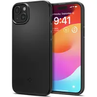 Spigen Thin Fit iPhone 15 Plus-fodral - Svart