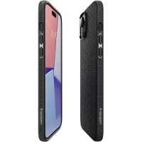 Spigen Liquid Air-fodral för iPhone 15 Plus - matt svart