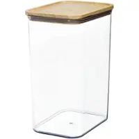 SmartaSaker Hög förvaringsburk med trälock 3L, iDesign