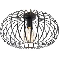 QAZQA Smart taklampa svart 39 cm inkl Wi-Fi G95 - Johanna