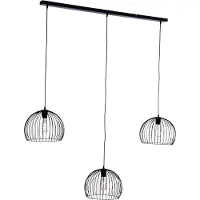 Honsel Modern pendellampa svart 3-ljus - Koopa