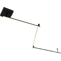 QAZQA Taklampa svart 150,8 cm inkl LED 3-stegs dimbar justerbar - Annuschka