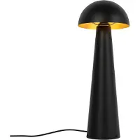 QAZQA Utomhus golvlampa svart 65 cm - Mushroom