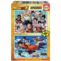 Educa Borras dėlionė 2x100 vnt. - Dragon Ball