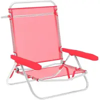 Marbueno 63x76x78 Cm Låg Fällbar Stol 5 Positioner
