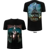 Ginza.se Cradle Of Filth: Unisex T-Shirt/Trouble & Their Double Lives (Black) (Back Print) (Small)
