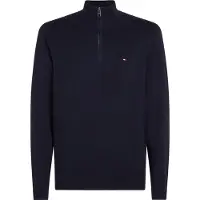 Tommy Hilfiger Halvzip Tröja Navy Blå Mörkblå Storlek
