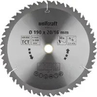 Wolfcraft 6735000 Cirkelklinga För Trä 190 Mm