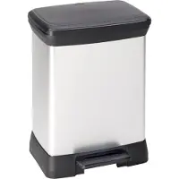 Curver papperskorg, silver, 30 liter