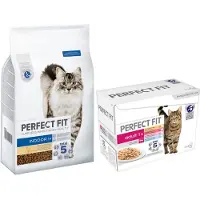 Perfect Fit Indoor 1+ komplett torrfoder med kyckling för vuxna katter 7 kg