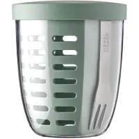Mepal 107655094700, Burk, Rund, 0,6 l, Ljusgrön, Polypropylen (PP), Frukter