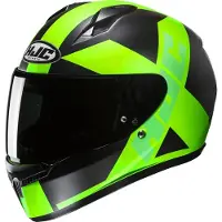 HJC C10 Tez MC4HSF Integralhjälm Neon grön 2XL Unisex grøn