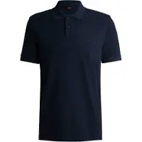 BOSS Prime Herr T-shirt i Bomullspiké med Logotryck NOS