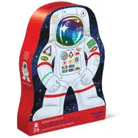 Crocodile Creek Pussel - 36 Delar - Space Explorer - - One Size - Pussel