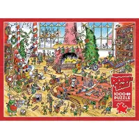 Cobble Hill Pussel DoodleTown: Elves at Work 1000 bitar,