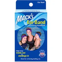 Mack's Ear Band Simhudda Huvudband, Blå/ Lila (Pack om 2)