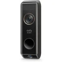 Eufy Video Doorbell Dual - Add-on - dörrklocka - trådlös - 802.11b/g/n - svart