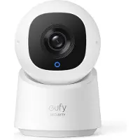 Eufy C220, IP-säkerhetskamera, inomhus, Trådlös, Bord, Svart, Vit, Glödlampa