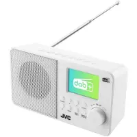 JVC DAB-radiomottagare RA-E611W-DAB vit