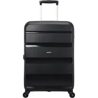 American Tourister Bon Air, Spinner, Svart, Polypropylen (PP), 4 hjul, 1 styck, 53 l