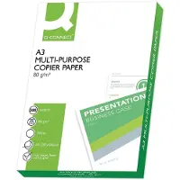 Q-CONNECT kopieringspapper A3 80 g 2500 ark