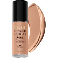 Milani Conceal + Perfect 2-In-1 Fondation + Concealer Flytande foundation 30 ml Nr. 08 - Light Tan