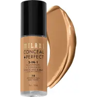 Milani Conceal + Perfect 2-In-1 Fondation + Concealer Flytande foundation 30 ml Nr. 10 - Golden Tan