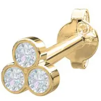 Nordahl Jewellery PIERCE52 diamantörhänge 3mm 314 207BR5
