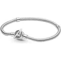 Pandora Marvel x The Avengers Logo Clasp Snake Chain armband 590784C00-18