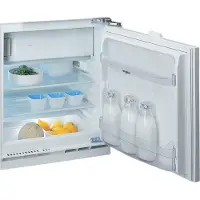 Whirlpool WBUF011 - Kylskåp med frysfack - inbyggd - fördjupning - bredd: 60 cm - djup: 55 cm - höjd: 82 cm - 126 liter - Klass E - vit