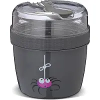 Carl Oscar Matlåda m. Kylelement - 1,4 L - Grey Spider - - One Size - Matlåda