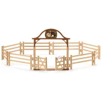 Schleich Horse Club - Staket med grind 42434 - - One Size - Leksaksfigur