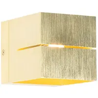 QAZQA Smart vägglampa guld 9,7 cm inkl WiFi G9 - Transfer