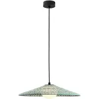 Bover Utomhushänglampa, LED, Nans Balis S/55, brun/beige dimbar, Creme / bärnsten, Syntetmaterial, Design