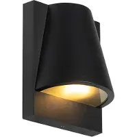 QAZQA Smart utomhusvägglampa svart IP44 inkl WiFi GU10 - Femke