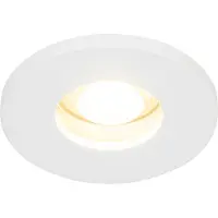 QAZQA Smart badrumsinfälld spotlight vit inkl WiFi GU10 - Shed