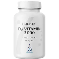 Holistic D3-vitamin 2000IE 50 µg 90 st
