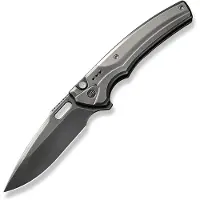 We Knife Exciton Button Lock Gray