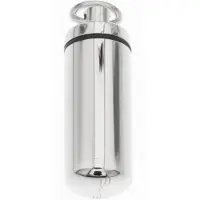 Silver Bar burk hänge med kork stål 30mm 2272