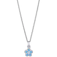 Nordahl Jewellery barn blomma blå halsband 216 326