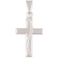 Saurum vitguld konfirmationskors 8140 00 000