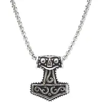 Northern Viking Jewelry NVJRS009 halsband Mjölnir