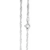None Rodinerad Singapore halsband 2,5mm R/SING045/50